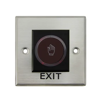 Kızılötesi İndüksiyon Kapı Çıkış Düğmesi Erişim kontrollü kapı anahtarı NO NC Tipi