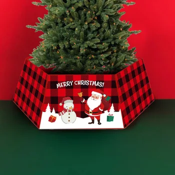 Noel Ağacı Alt sınır etrafında Etek Noel Ağacı Süsleri Süs Yeni Yıl Navidad Ev Dekor